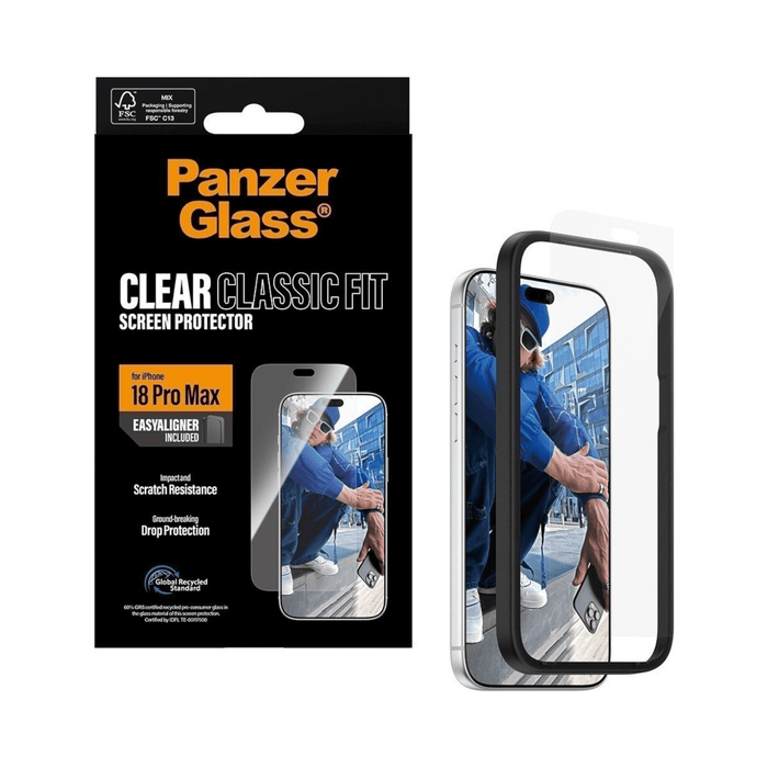 PanzerGlass Screen Protector iPhone 18 Pro Max | Classic Fit