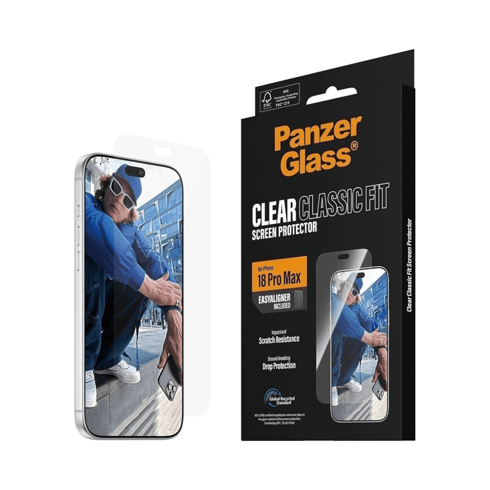 PanzerGlass Screen Protector iPhone 18 Pro Max | Classic Fit