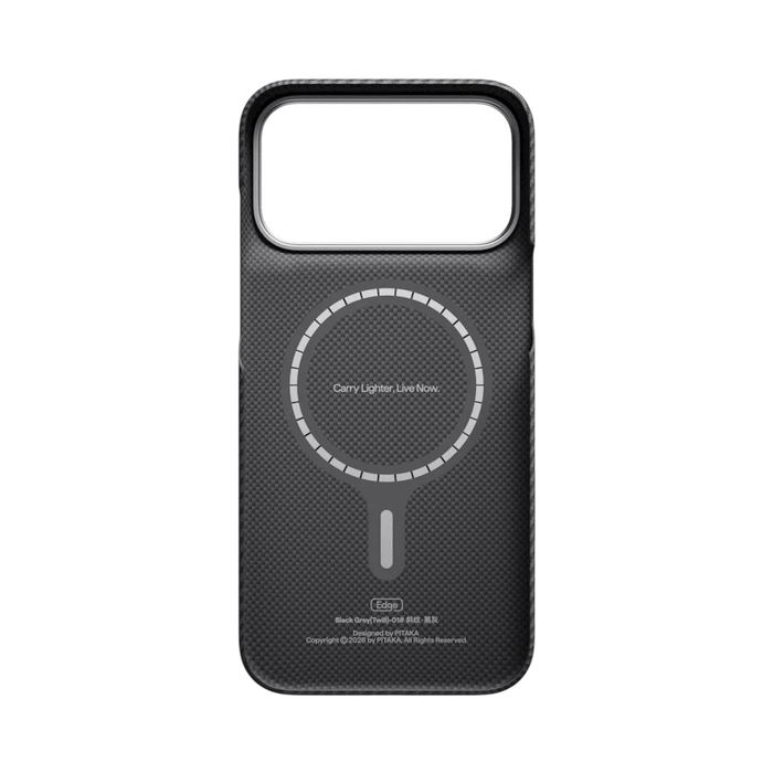 Pitaka iPhone 18 Pro Max Case - Black/Grey