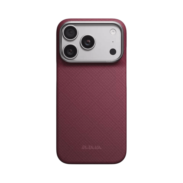 Pitaka iPhone 18 Pro Case, made from aerospace-grade aramid fiber for durability, Highly scratch-resistant. TaMiMi.