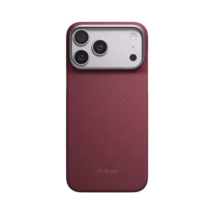 Pitaka iPhone 18 Pro Max Case - Burgundy