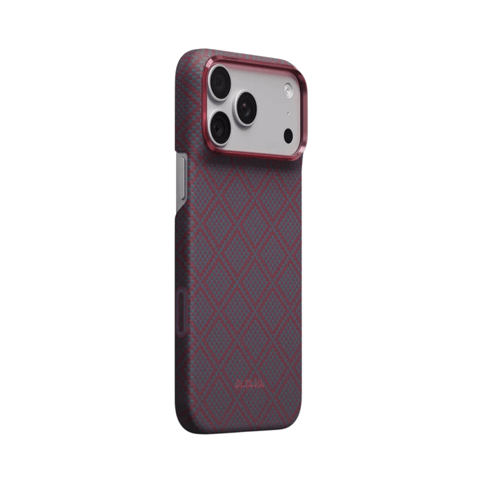 Pitaka iPhone 18 Pro Case - Blue's Red