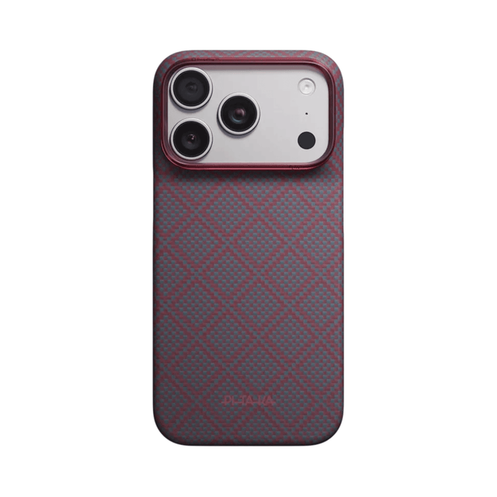 Pitaka iPhone 18 Pro Case - Blue's Red