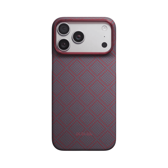 Pitaka iPhone 18 Pro Max Case - Blue's Red