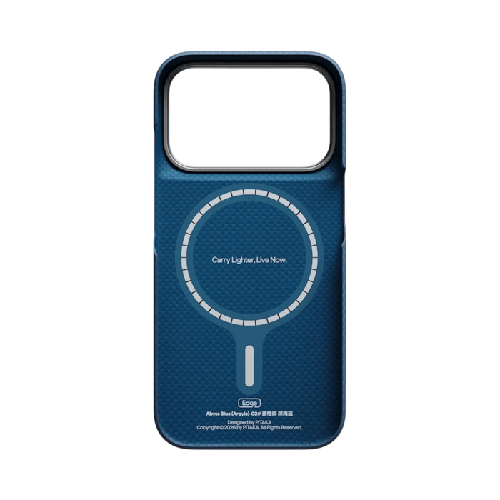 Pitaka iPhone 18 Pro Case - Midnight Blue