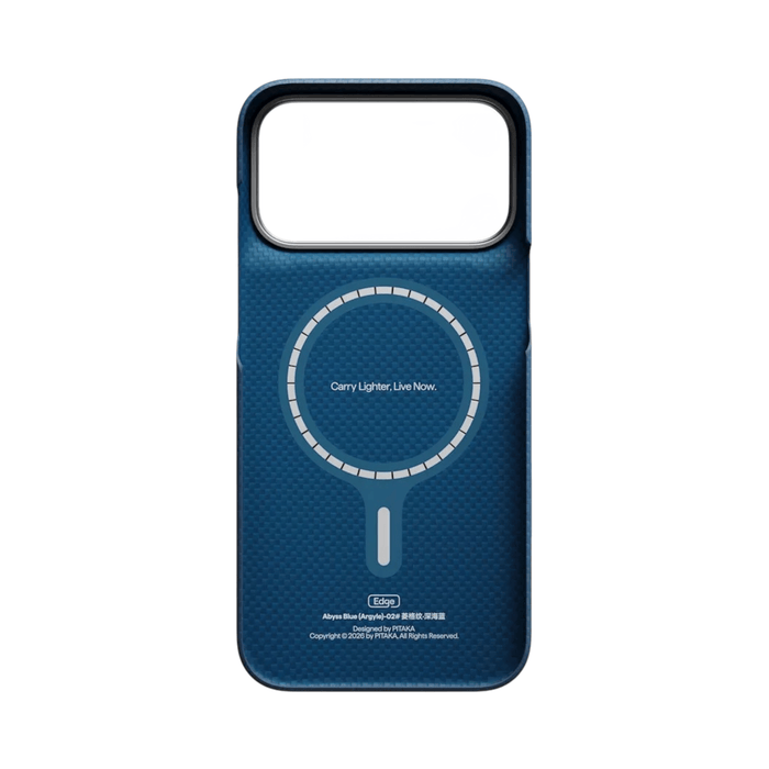 Pitaka iPhone 18 Pro Max Case - Midnight Blue
