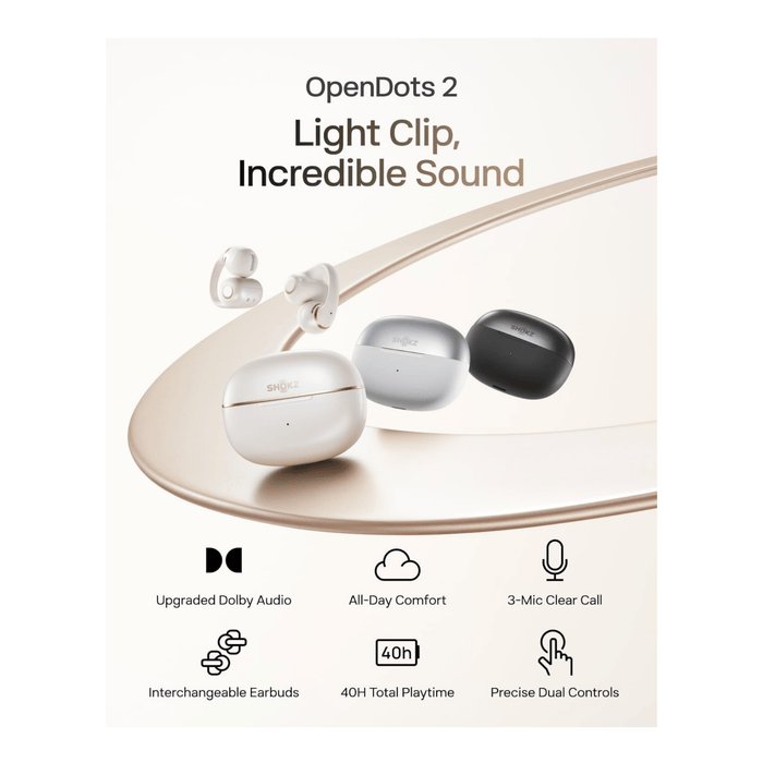 SHOKZ OpenDots 2 - Black