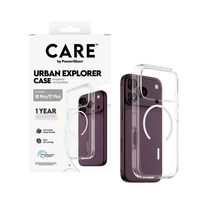 PanzerGlass MagSafe Case for iPhone 18 Pro - Clear