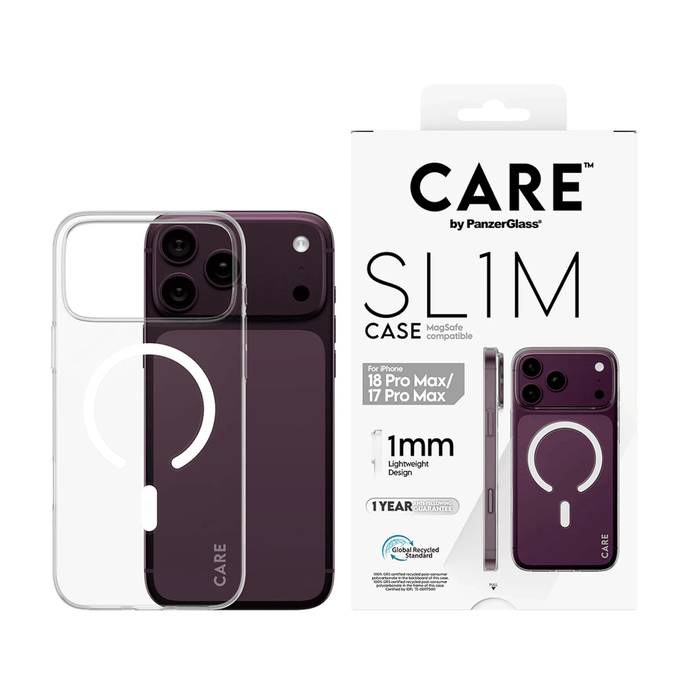 PanzerGlass SL1M MagSafe Case for iPhone 18 Pro Max - Clear