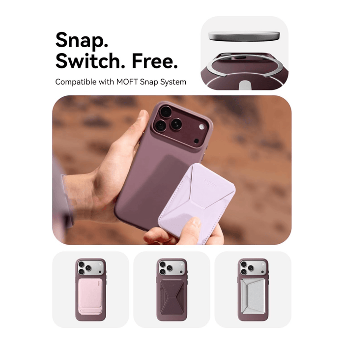 MOFT MOVAS Snap Case for iPhone 18 Pro Max - Light Pink