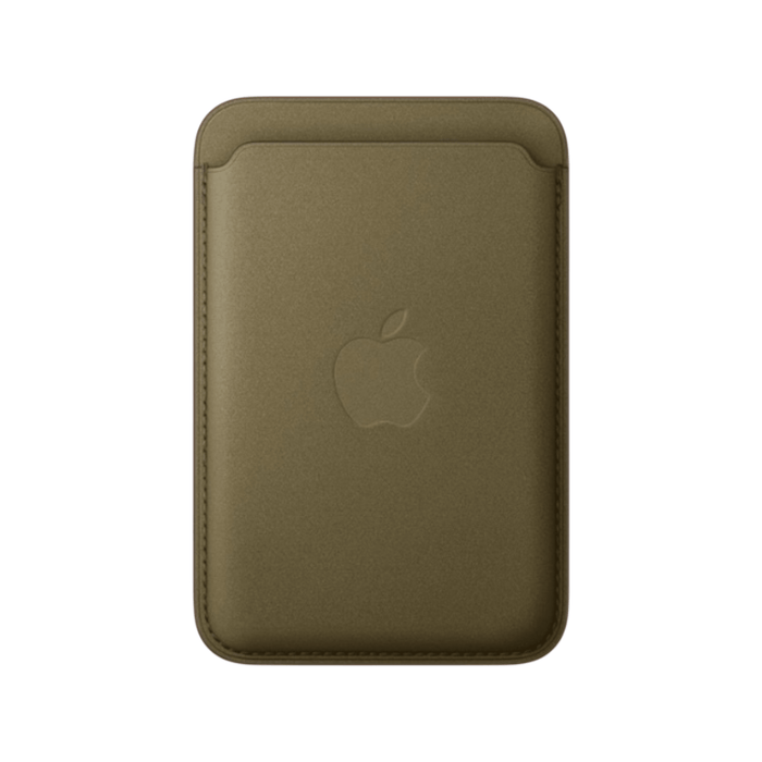 iPhone FineWoven Wallet with MagSafe, keep your ID and credit cards, supports Fine My, Available now from TaMiMi Projects.