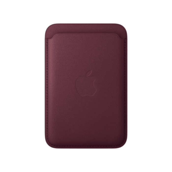 iPhone FineWoven Wallet with MagSafe, keep your ID and credit cards, supports Fine My, Available now from TaMiMi Projects.