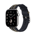 Apple Watch Hermès Series 12 GPS + Cellular 42mm Silver Titanium with Rocabar Club Bleu Nuit/Gris Titane