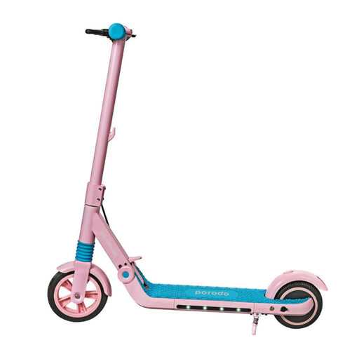 Kids' electric scooter with safety accessories by Porodo