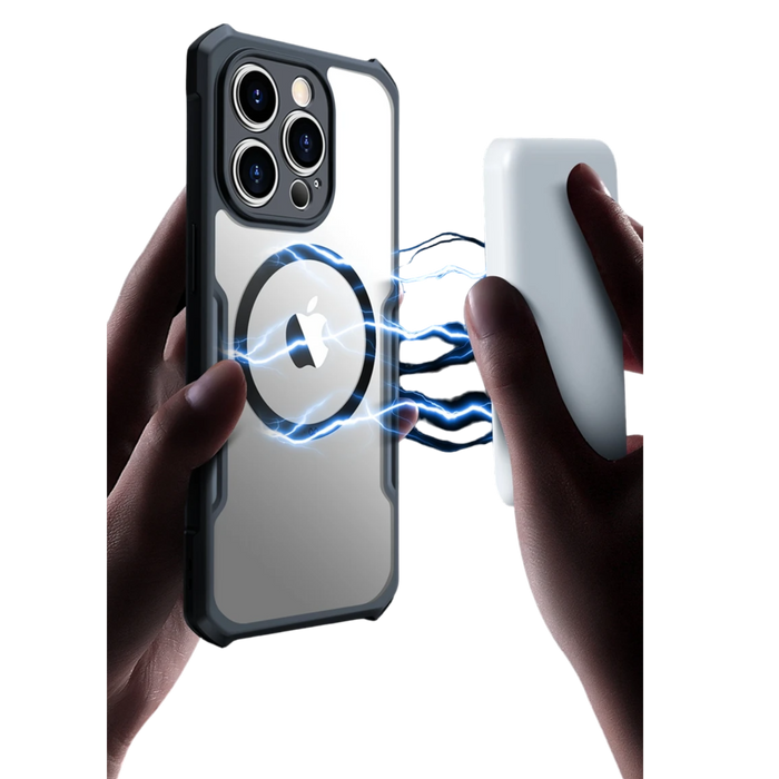 Xundd Case for iPhone 15 Pro with Magsafe from TaMiMi Projects in Qatar, featuring anti-fingerprint, anti-scratch, and airbag protection.