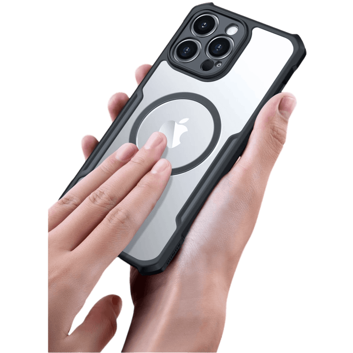 Xundd Case for iPhone 15 Pro with Magsafe from TaMiMi Projects in Qatar, featuring anti-fingerprint, anti-scratch, and airbag protection.