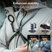 Magnetic Quick Release Neck Mount for hands-free shooting, flexible gooseneck, MAGSAFE compatible. Available at TaMiMi Projects, Qatar.