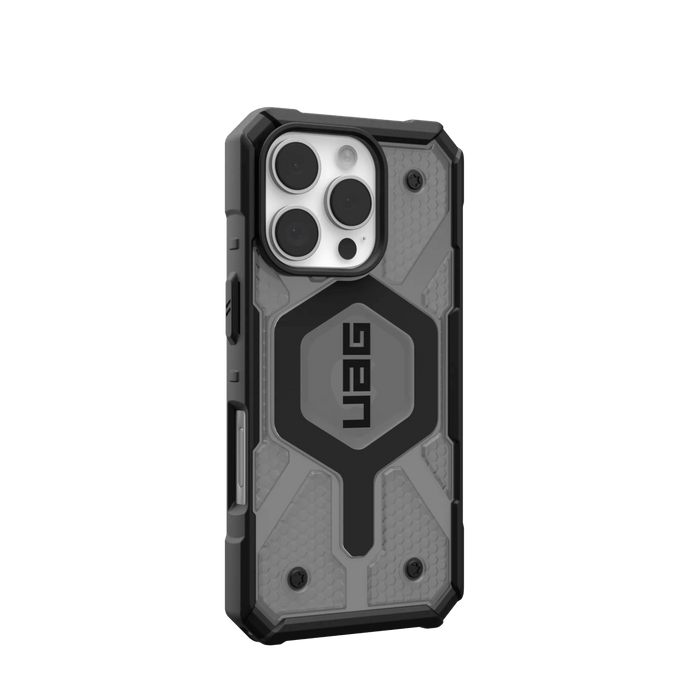 iPhone 16 Pro Max case from TaMiMi Projects Qatar. MagSafe compatible, ultra-light, shock-absorbing with raised edges for protection.