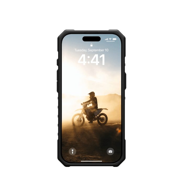 Military-grade iPhone 16 Pro case from TaMiMi Projects Qatar. MagSafe compatible, ultra-light, shock-absorbing with raised edges.