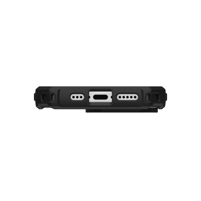 ‫كفر للايفون ١٦ برو بمعايير عسكرية من تميمي بروجكتس قطر. متوافق مع MagSafe، خفيف الوزن ويمتص الصدمات مع حواف مرتفعة للحماية.‬