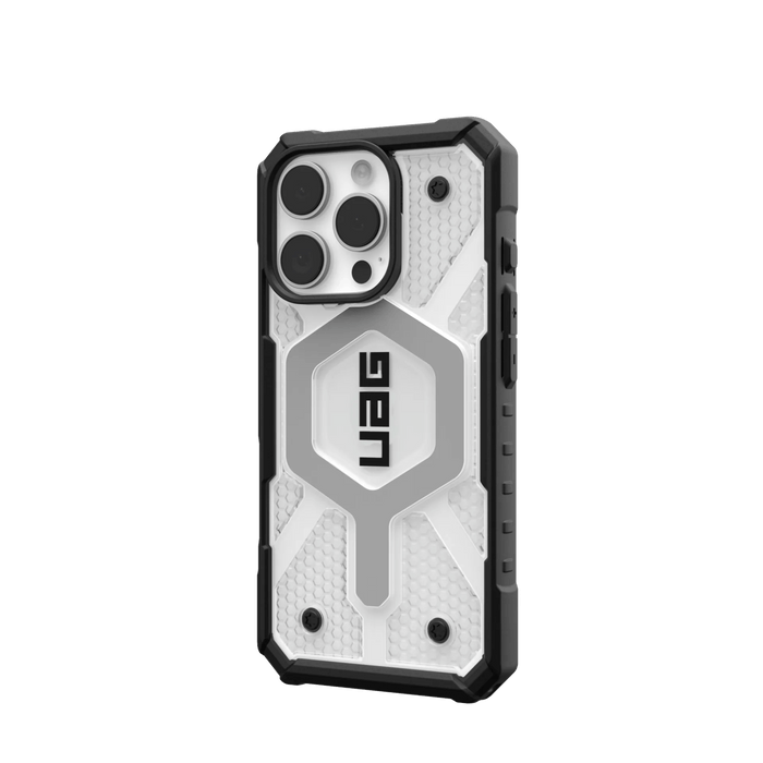 Military-grade iPhone 16 Pro case from TaMiMi Projects Qatar. MagSafe compatible, ultra-light, shock-absorbing with raised edges.