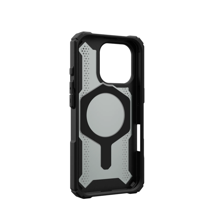 Military-grade iPhone 16 Pro case from TaMiMi Projects Qatar. MagSafe compatible, kickstand, lightweight, full protection with raised edges.