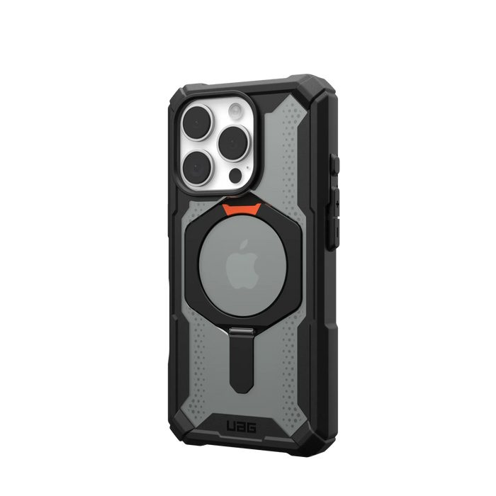 Military-grade iPhone 16 Pro case from TaMiMi Projects Qatar. MagSafe compatible, kickstand, lightweight, full protection with raised edges.