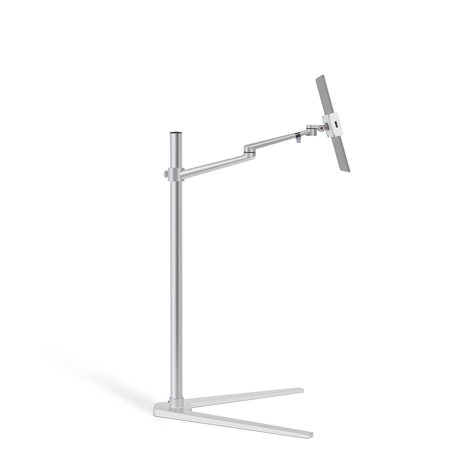 Phone and Tablet Floor Stand - Silver Phone and Tablet Floor Stand - Silver