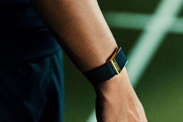 Onyx with Gold - SuperKnit Luxe Band