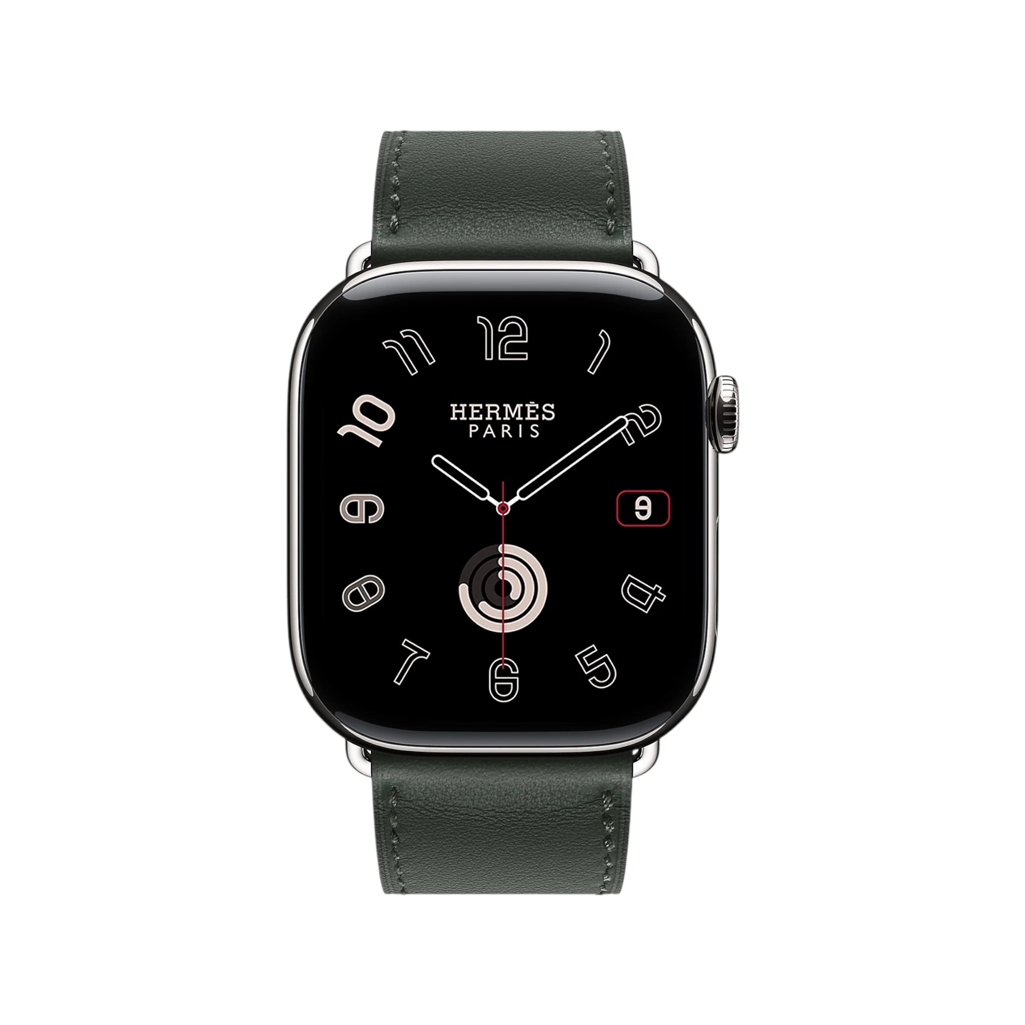 Apple Watch Hermès 46mm - Vert Mangrove Single Tour Apple Watch Hermès 46mm - Vert Mangrove Single Tour