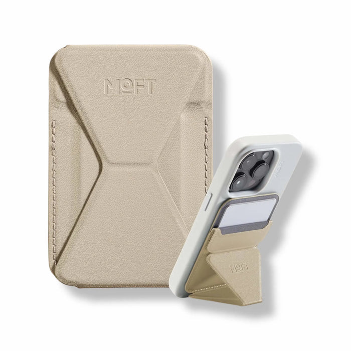 MOFT Magnetic Wallet Stand Earthen Beige TaMiMi Projects