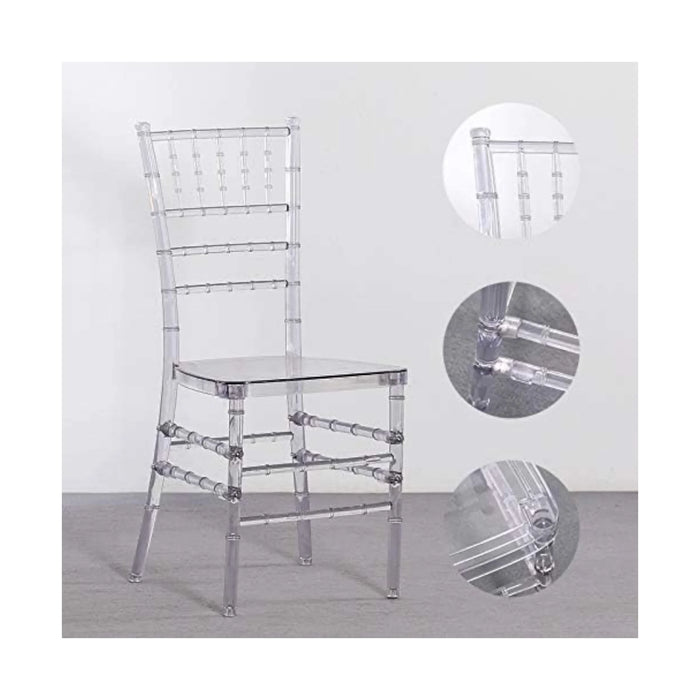 Transparent Acrylic Chair, Transparent Chair – Modern Design, Made of acrylic, scratch-resistant, at TaMiMi Projects in Qatar.