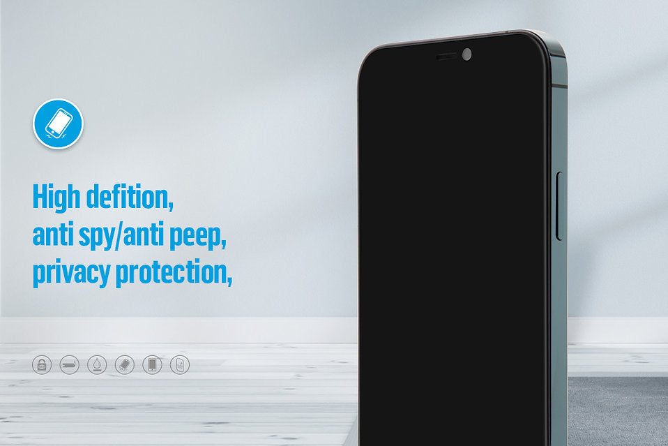 Anti-Glare Matte Privacy Screen Protector for iPhone 12 / 12 Pro
