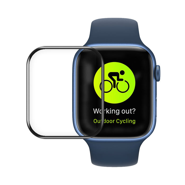 Screen protector for Apple Watch Series 7, 8, 9. Scratch-resistant, high clarity, easy application - TaMiMi Projects in Qatar.
