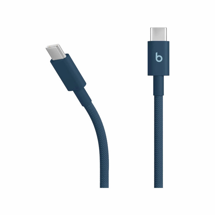 Beats USB‑C to USB‑C Woven Cable (1.5 m) - Nitro Navy, available now from TaMiMi Projects in Qatar.