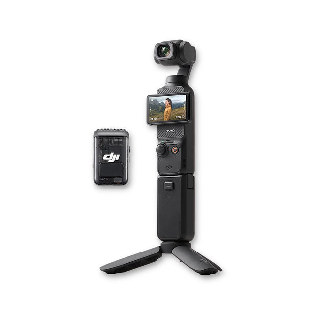 DJI Osmo Pocket 3 - Combo ,Compact camera with 4K recording & anti-shake technology, Available at TaMiMi Projects in Qatar.