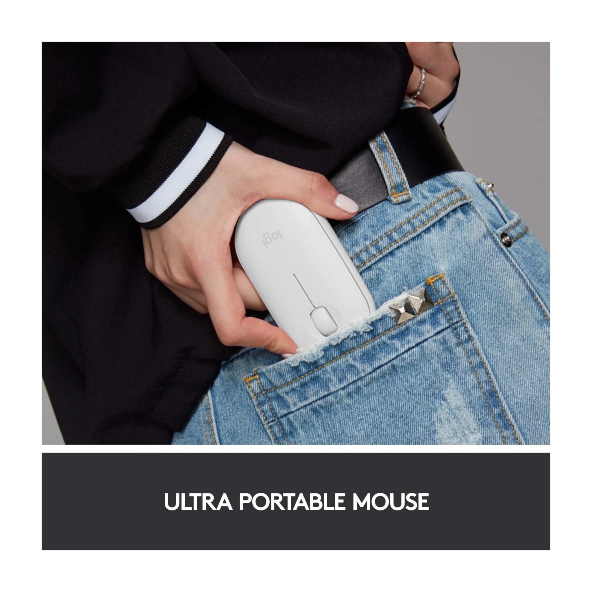 Logitech Pebble Slim M350 Wireless Mouse - White Logitech Pebble Slim M350 Wireless Mouse - White