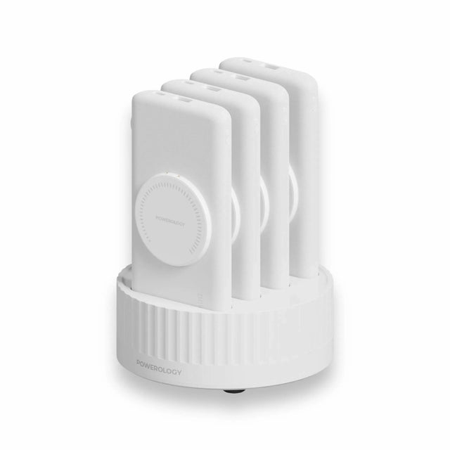 powerology 4 in 1 wireless charging station power bank qatar
