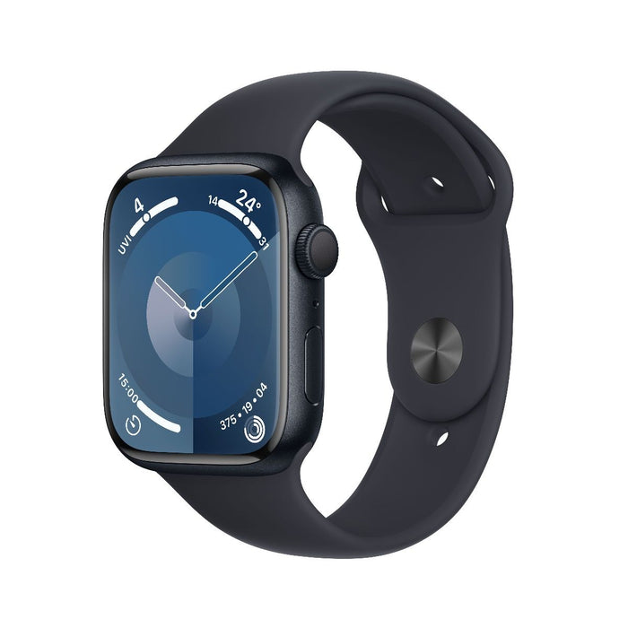Apple Watch S9 45mm Midnight Aluminium Case with Midnight Sport Band - M/L