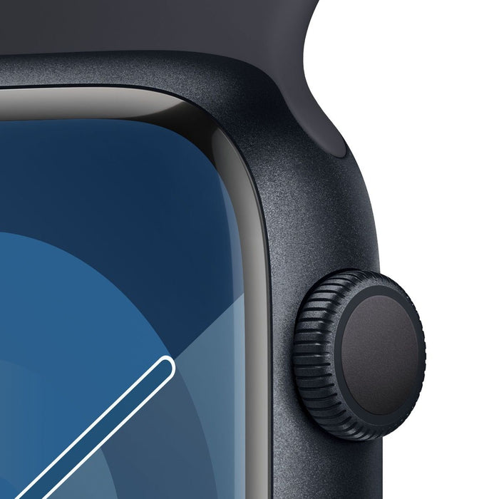 Apple Watch S9 45mm Midnight Aluminium Case with Midnight Sport Band - M/L