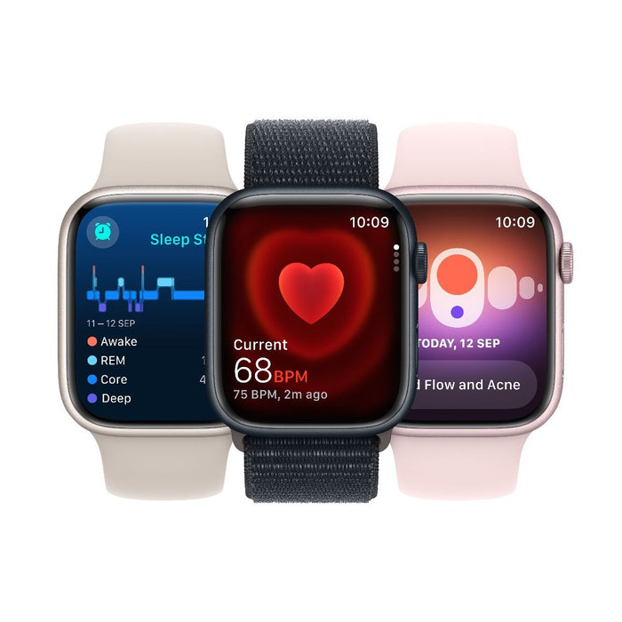 Apple Watch S9 45mm Midnight Aluminium Case with Midnight Sport Band - M/L