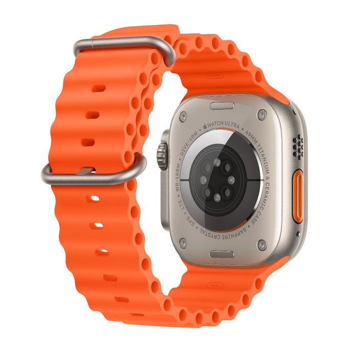 Apple Watch Ultra 2 Titanium Case with Orange Ocean Band - 49mm