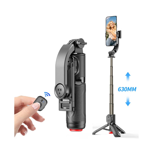 Foldable 360° Phone Selfie Tripod, with vertical and horizontal shooting support, Available now from TaMiMi Projects in Qatar.