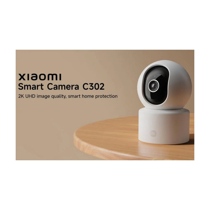 ‫احصل علي كاميرا من شركة شاومي C302 2K من تميمى بروجكتس في قطر. دقة تصوير 2K UHD بدقة 3MP لصورة أوضح، رؤية ليلية ملونة.