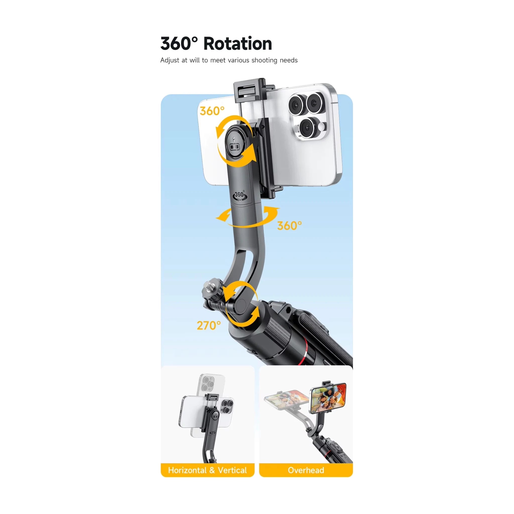 Tracking Gimbal Selfie Stick Tripod Tracking Gimbal Selfie Stick Tripod