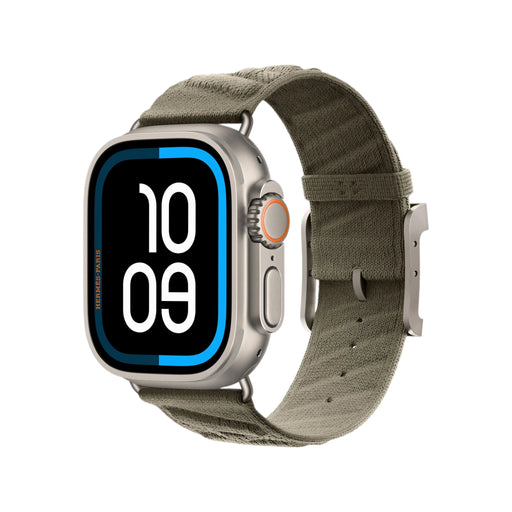 Apple Watch Hermès Ultra 3 GPS + Cellular 49mm Natural Titanium with Gris Titane En Mer – TaMiMi Projects Qatar.