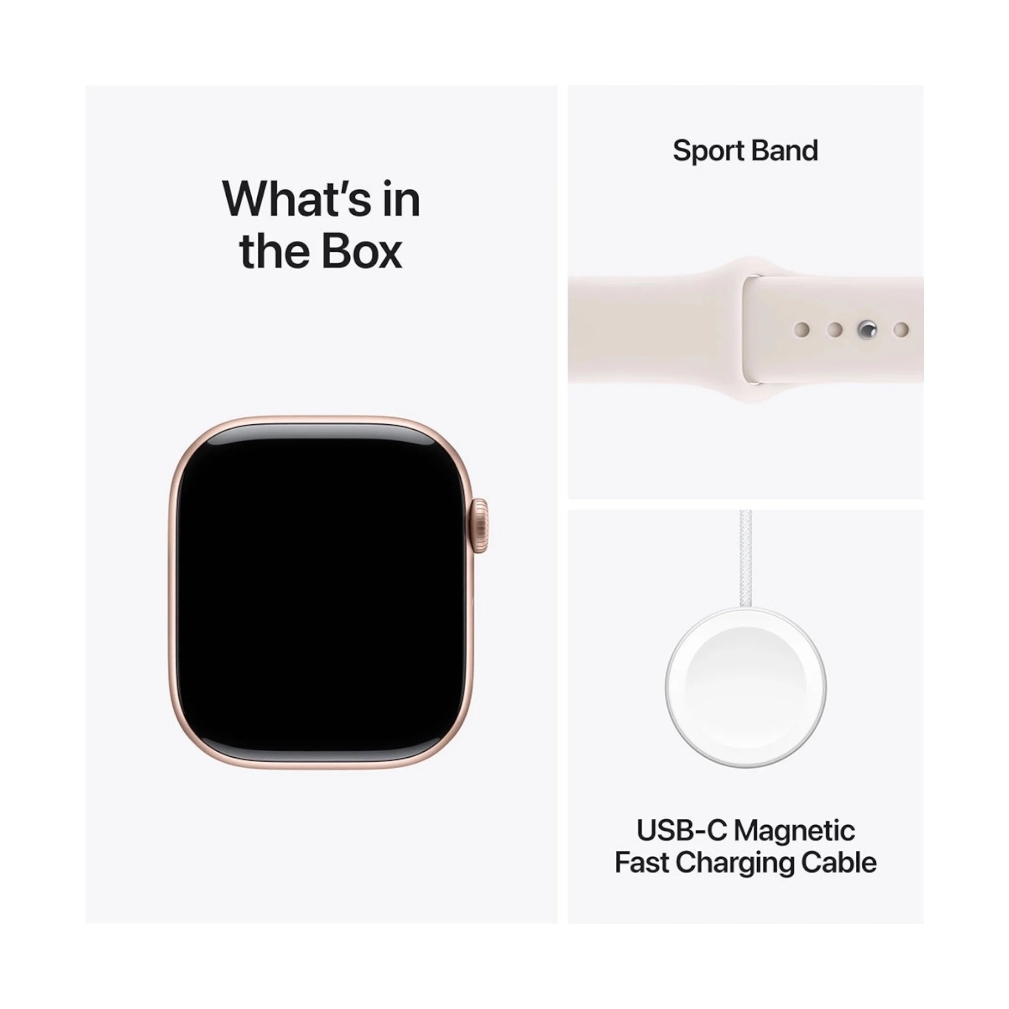 Apple Watch S11, GPS 42mm Rose Gold Aluminium with Sport Band - S/M Apple Watch S11, GPS 42mm Rose Gold Aluminium with Sport Band - S/M