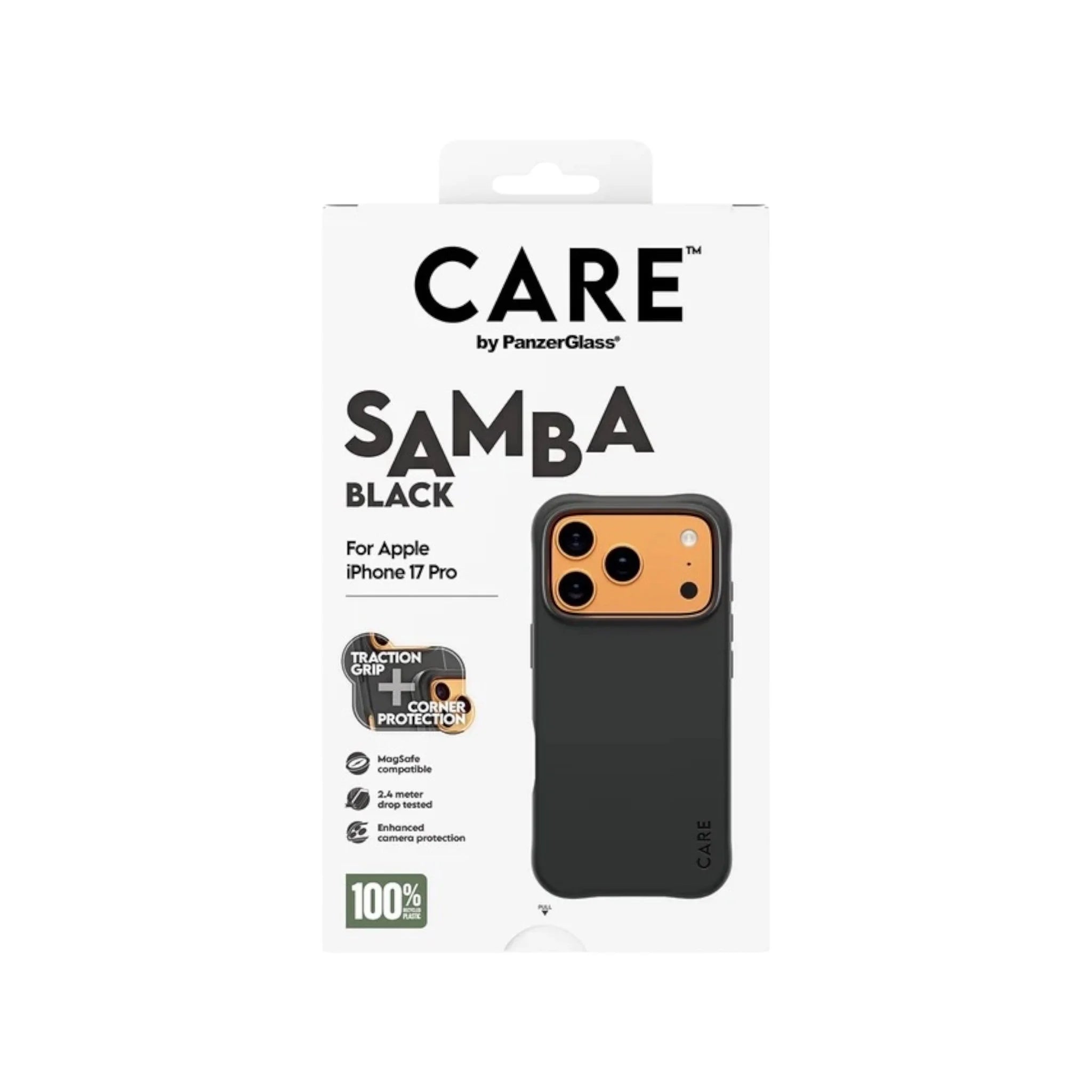 PanzerGlass Case MagSafe iPhone 17 Pro - Black PanzerGlass Case MagSafe iPhone 17 Pro - Black