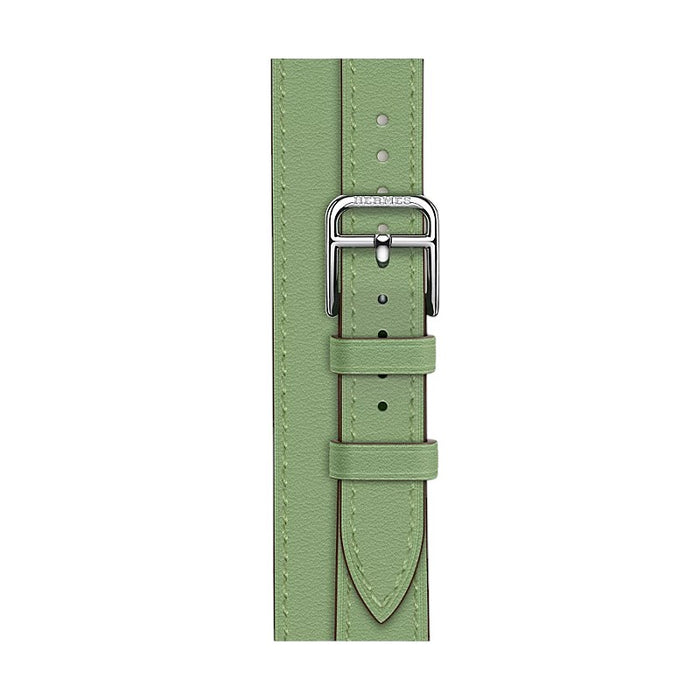 Get Hermès Hermès Apple Watch Band 41mm - Vert Criquet Attelage Double Tour in Qatar from TaMiMi Projects