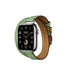 Get Hermès Hermès Apple Watch Band 41mm - Vert Criquet Attelage Double Tour in Qatar from TaMiMi Projects